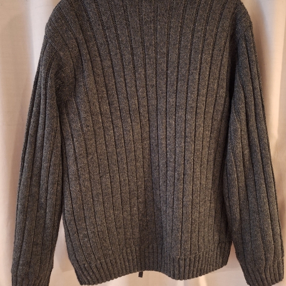 WindRiver Mens Zip up Jacket - Large grey, wool blend - Picture 3 of 5